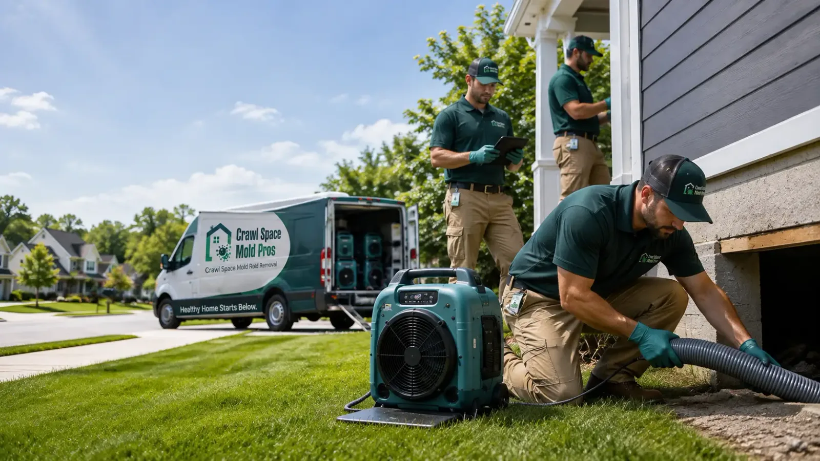 Crawl Space Mold Removal in Farmington, MN